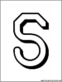 alphabet letters S