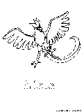 Articuno Coloring Page 