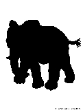 asian elephant silhouette
