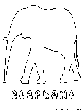 Asian Elephant Coloring Page 