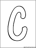 bubble letters C