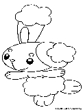 Buneary Coloring Page 