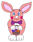 bunnybasket- picture of easter bunny