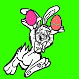 bunnyjuggler- picture of easter bunny