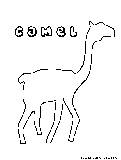 Camel Coloring Page1 