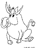 Cartoonbull Coloring Page 