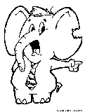 Cartoonelephant Coloring Page 
