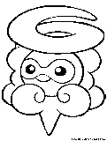 Castform Snowy Coloring Page 