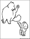 Catwash Coloring Page 