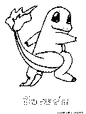 Charmander Coloring Page 