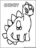 Chomby Coloring Page 