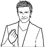 David Beckham Coloring Page 