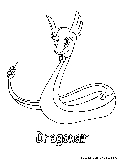 Dragonair Coloring Page 