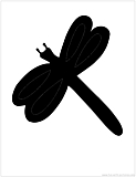 dragonfly silhouette