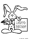 Easter Bunnies Coloring Page15 