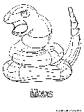 Ekans Coloring Page 