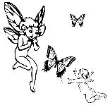 Faerie Babyangel Coloring Page 