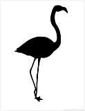 flamingo silhouette