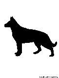 germanshepard silhouette