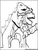 Godzillamonster Coloring Page 