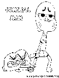 Gumball Mom Coloring Page 