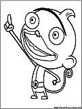 Gus Rocketmonkeys Coloring Page 