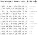 halloween wordsearch puzzle