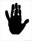 hand silhouette