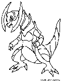 Haxorus Coloring Page 