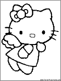 Hello Kitty Coloring Page4 