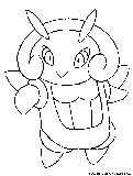 Illumise Coloring Page 