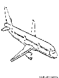 Jumbojet Coloring Page 