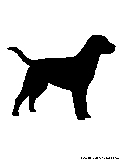 labrador silhouette