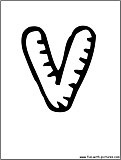 letter v