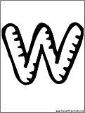 letter w