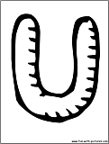 letters U