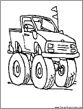 Little Monster Truck Coloring Page 