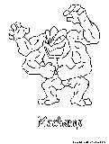 Machamp Coloring Page 