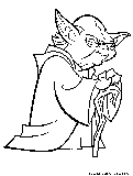 Master Yoda Coloring Page 