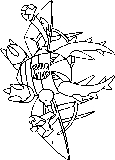 Mega Pinsir Coloring Page 