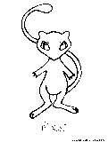 Mew Coloring Page 