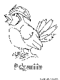 Pidgeotto Coloring Page 