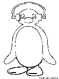 Pingu Coloring Page 