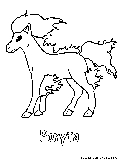 Ponyta Coloring Page 