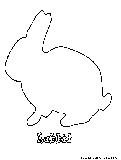 Rabbit Coloring Page 
