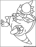 Rampardos Coloring Page 