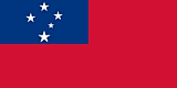 Samoa Flag  Coloring Page