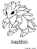 Sandslash Coloring Page 