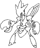 Scizor Coloring Page 