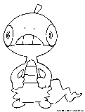 Scraggy Coloring Page 